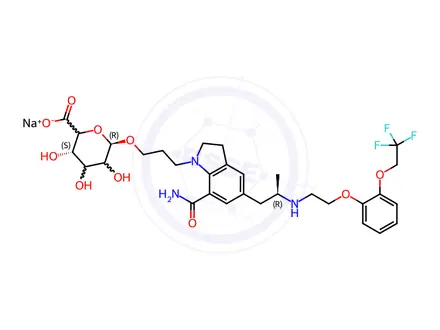 Chemical structure of Silodosin Impurity 18 Sodium Salt
