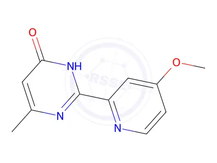 Chemical structure of 2-(4-Methoxypyridin-2-yl)-6-methylpyrimidin-4-ol