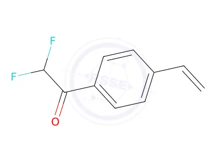 Chemical structure of 2,2-Difluoro-1-(4-vinylphenyl)ethanone