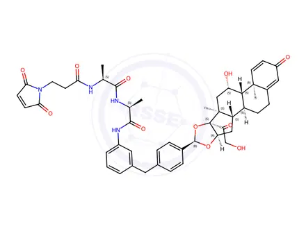 Chemical structure of Glucocorticoid receptor agonist-1 Ala-Ala-Mal