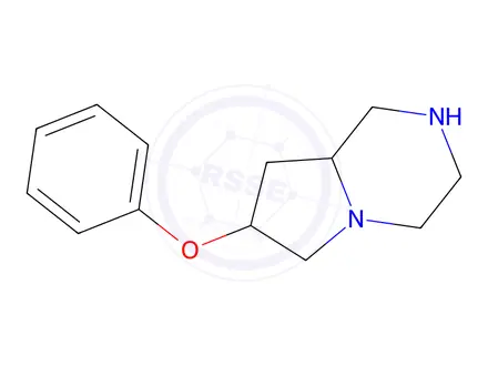 Chemical structure of 7-Phenoxyoctahydropyrrolo[1,2-a]pyrazine