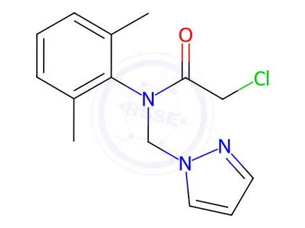 Chemical structure of Metazachlor