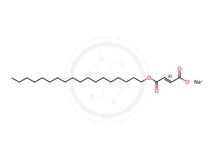 Chemical structure of Sodium Stearyl Fumarate