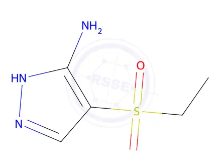 Chemical structure of 4-(Ethylsulfonyl)-1H-pyrazol-5-amine