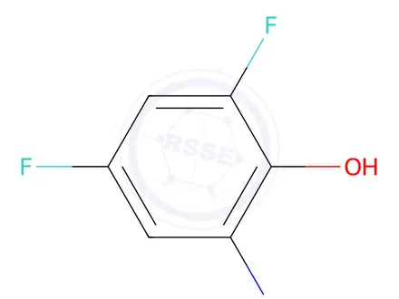Chemical structure of 2-Amino-4,6-difluorophenol