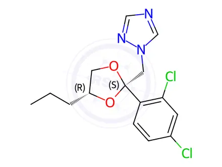 Chemical structure of Propiconazole Impurity 14