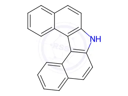 Chemical structure of 7H-Dibenzo[c,g]carbazole