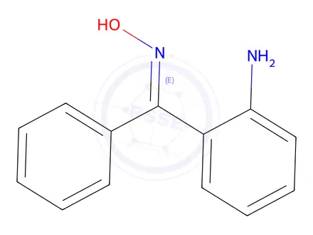 Chemical structure of (E)-2-Aminobenzophenone oxime