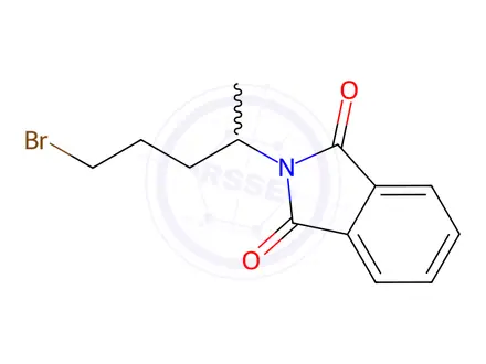 Chemical structure of 5-​Bromo-​2-​phthalimidopentane