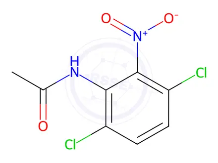 Chemical structure of N-(3,6-Dichloro-2-nitrophenyl)acetamide