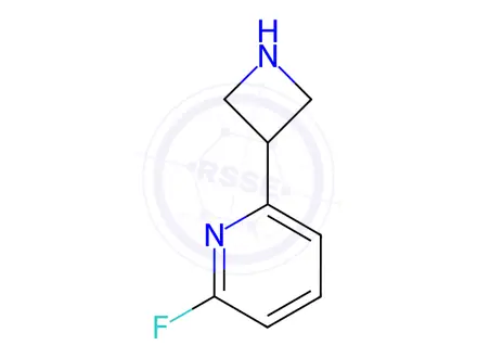 Chemical structure of 2-(azetidin-3-yl)-6-fluoropyridine dihydrochloride