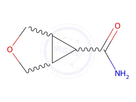 Chemical structure of 3-Oxabicyclo[3.1.0]hexane-6-carboxamide