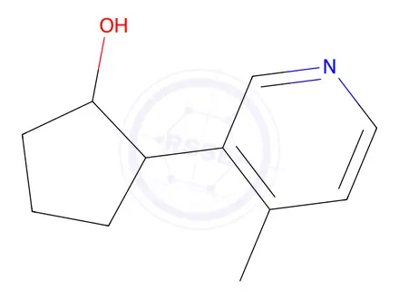 Chemical structure of 2-(4-Methylpyridin-3-yl)cyclopentan-1-ol