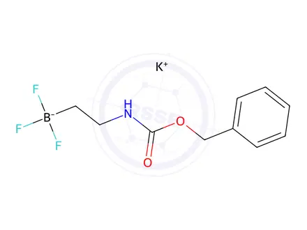 Chemical structure of Potassium (2-(((benzyloxy)carbonyl)amino)ethyl)trifluoroborate