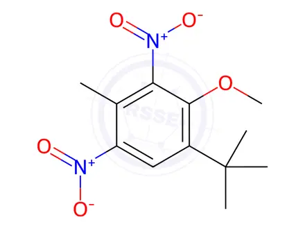 Chemical structure of Musk ambrette