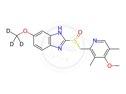 Chemical structure of Rac-Omeprazole-D3