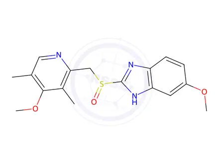 Chemical structure of Omeprazole Working Standard (Secondary Reference Standard)