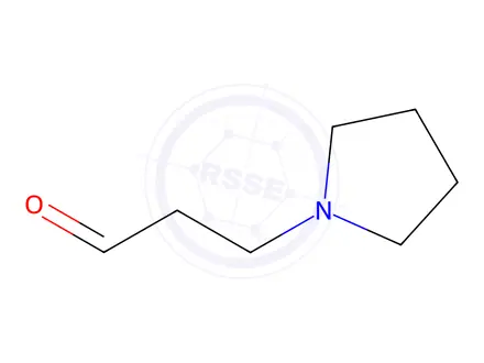 Chemical structure of 3-(pyrrolidin-1-yl)propanal