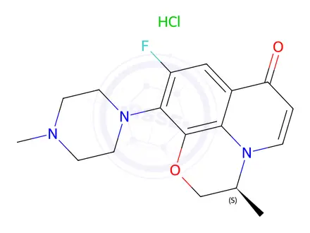 Chemical structure of Levofloxacin Impurity 81