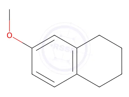 Chemical structure of 6-Methoxytetralin