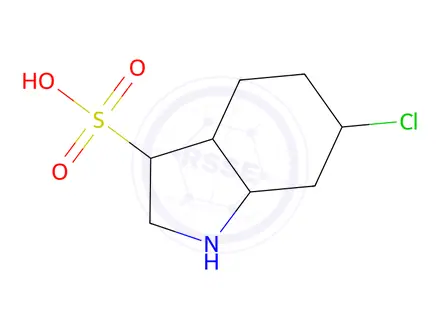 Chemical structure of 6-chloro-1H-indole-3-sulfonic acid