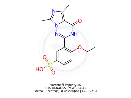 Chemical structure of Vardenafil Impurity 73