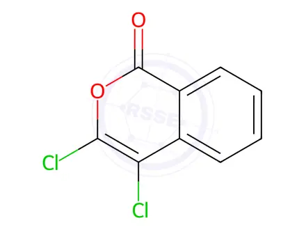 Chemical structure of 3,4 Dichloroisocoumarin