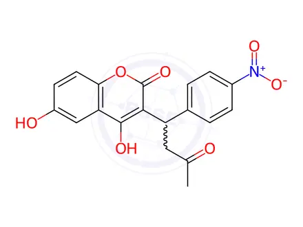 Chemical structure of Acenocoumarol Impurity 3