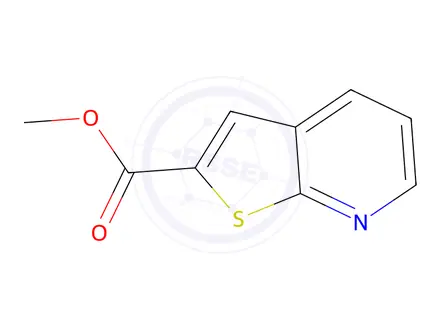 Chemical structure of Methyl thieno[2,3-b]pyridine-2-carboxylate