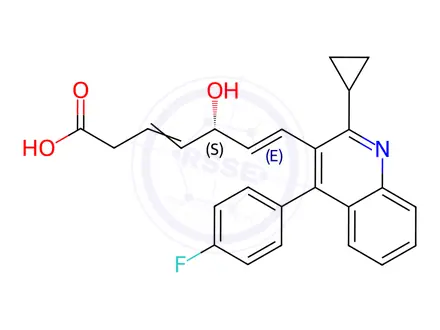 Chemical structure of Pitavastatin Impurity 59