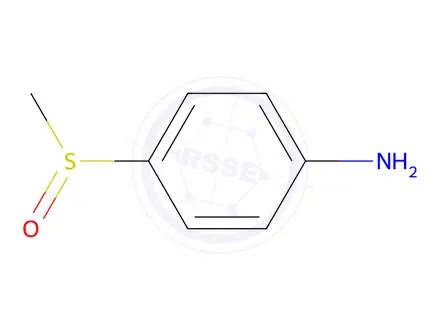 Chemical structure of 4-(Methylsulfinyl)aniline