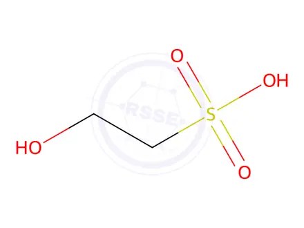 Chemical structure of 2-Hydroxyethanesulphonic acid