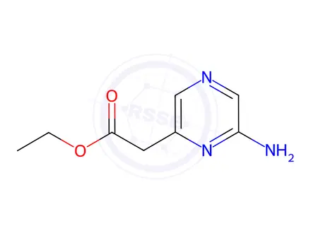 Chemical structure of Ethyl2-(6-aminopyrazin-2-yl)acetate