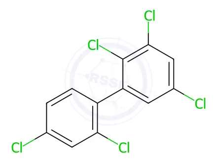 Chemical structure of PCB No. 90