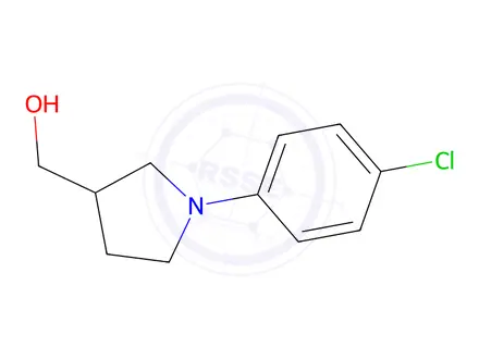Chemical structure of (1-(4-Chlorophenyl)pyrrolidin-3-yl)methanol