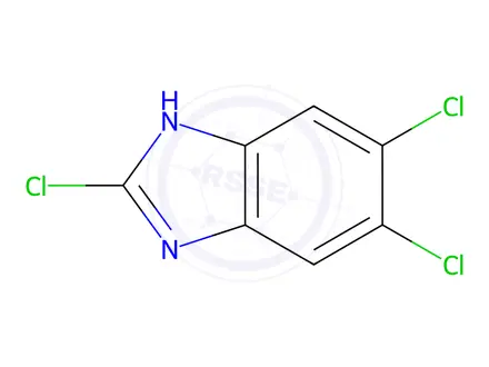 Chemical structure of 2,5,6-Trichlorobenzimidazole