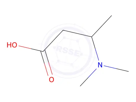 Chemical structure of 3-(dimethylamino)butanoic acid