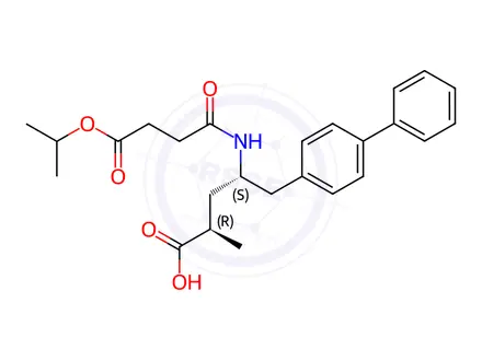 Chemical structure of Sacubitril Impurity 13