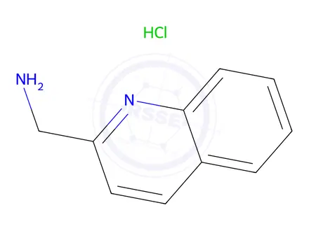 Chemical structure of 2-Quinolinemethylamine hydrochloride, 97%