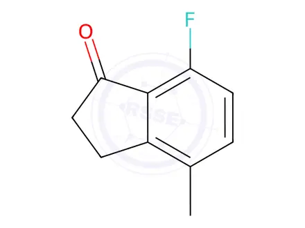 Chemical structure of 7-Fluoro-4-methyl-indan-1-one