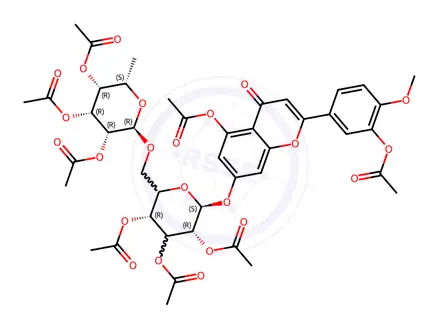Chemical structure of Acetyldiosmin