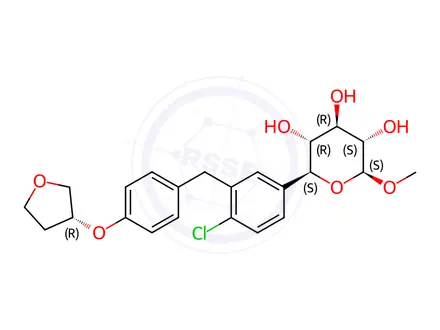 Chemical structure of Empagliflozin Impurity 287