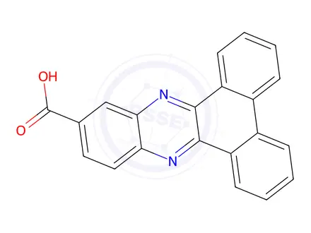 Chemical structure of Dibenzo[a,c]phenazine-11-carboxylic acid