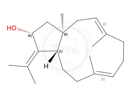 Chemical structure of isopalominol