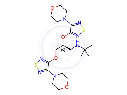Chemical structure of Timolol Maleate Impurity 40