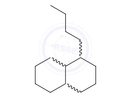 Chemical structure of 1-Butyl-decahydronaphthalene