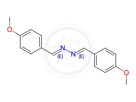 Chemical structure of 4-METHOXYBENZALDEHYDE AZINE