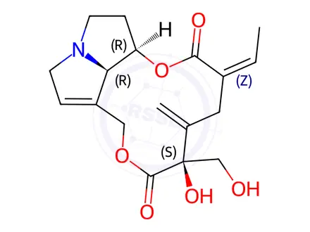 Chemical structure of Riddelliine