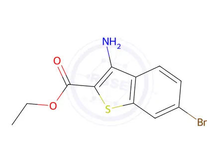 Chemical structure of Ethyl 3-amino-6-bromobenzo[b]thiophene-2-carboxylate