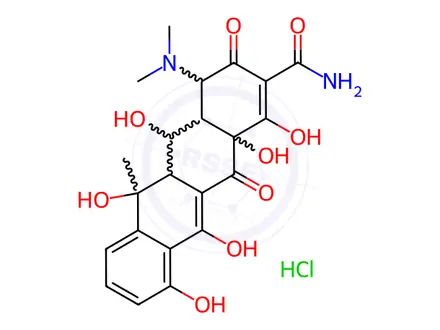 Chemical structure of EPI-C4-TERRAMYCIN Hydrochloride
